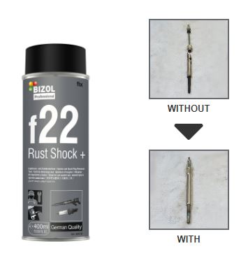 80018 BIZOL Rust Shock+ f22 400 ml.